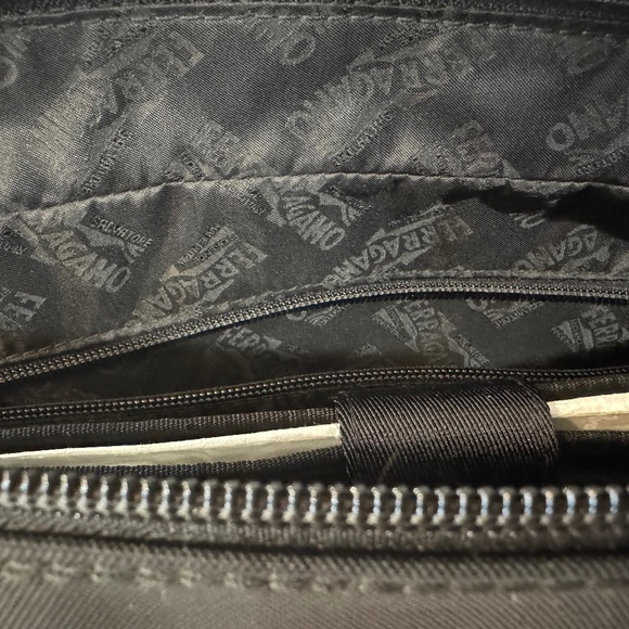 AUTHENTIC SALVATORE FERRAGAMO UNISEX BUSINESS BAG - BLACK - Picture 12 of 13